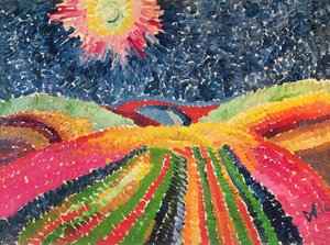 The Path، 1912 (زيت على ورق مقوى)